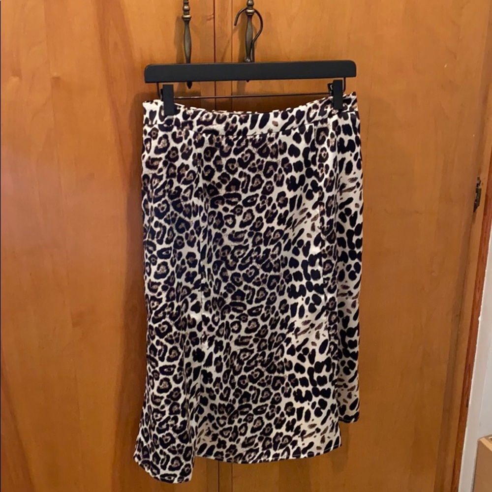 Cheetah print skirt